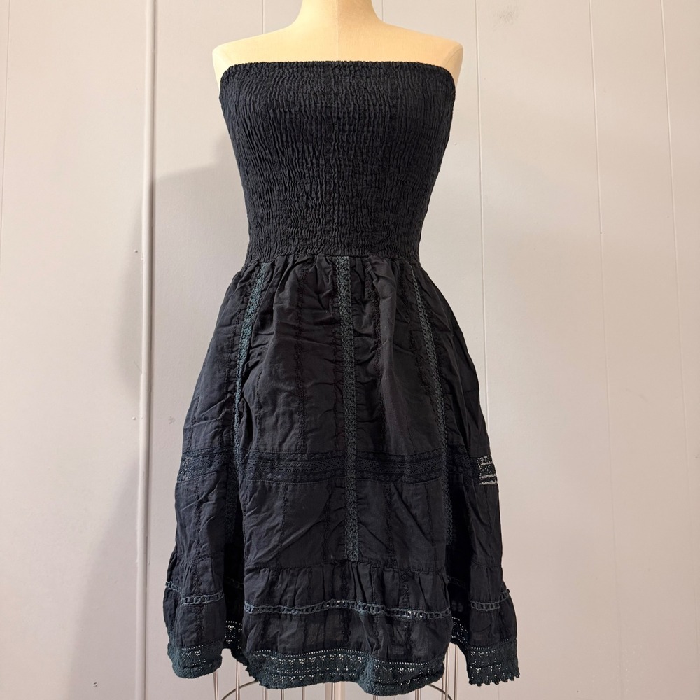 Black Mini Strapless dress Soaked Size M